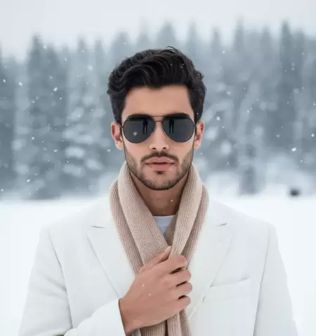 Elegant Kış Portre